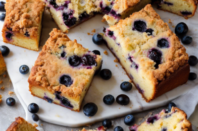 Sour Cream Blueberry Coffee Cake